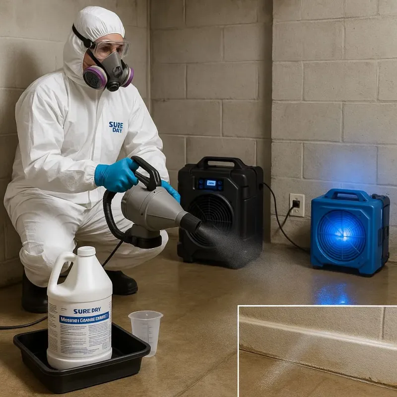 Sanitization and Odor Removal process in Luray, VA